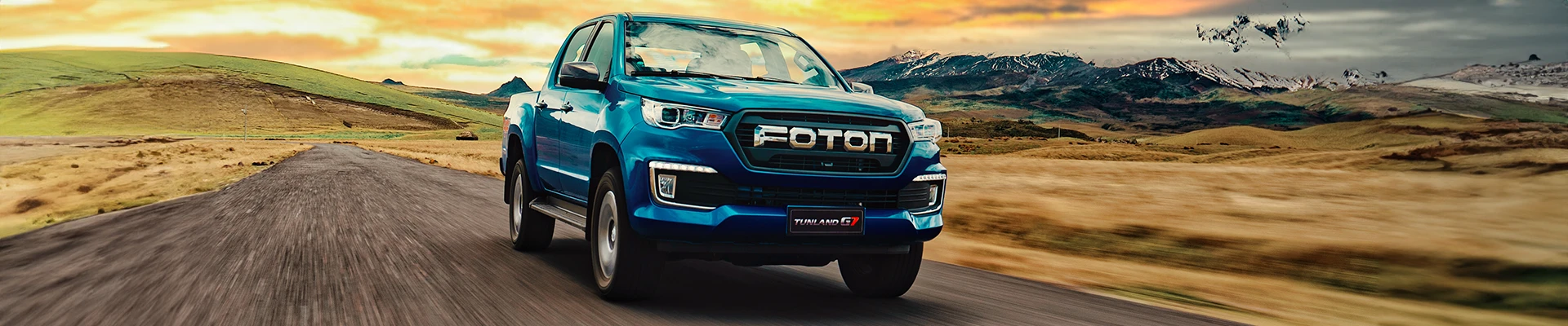 Foton Bloemfontein - Image of blue foton double cab